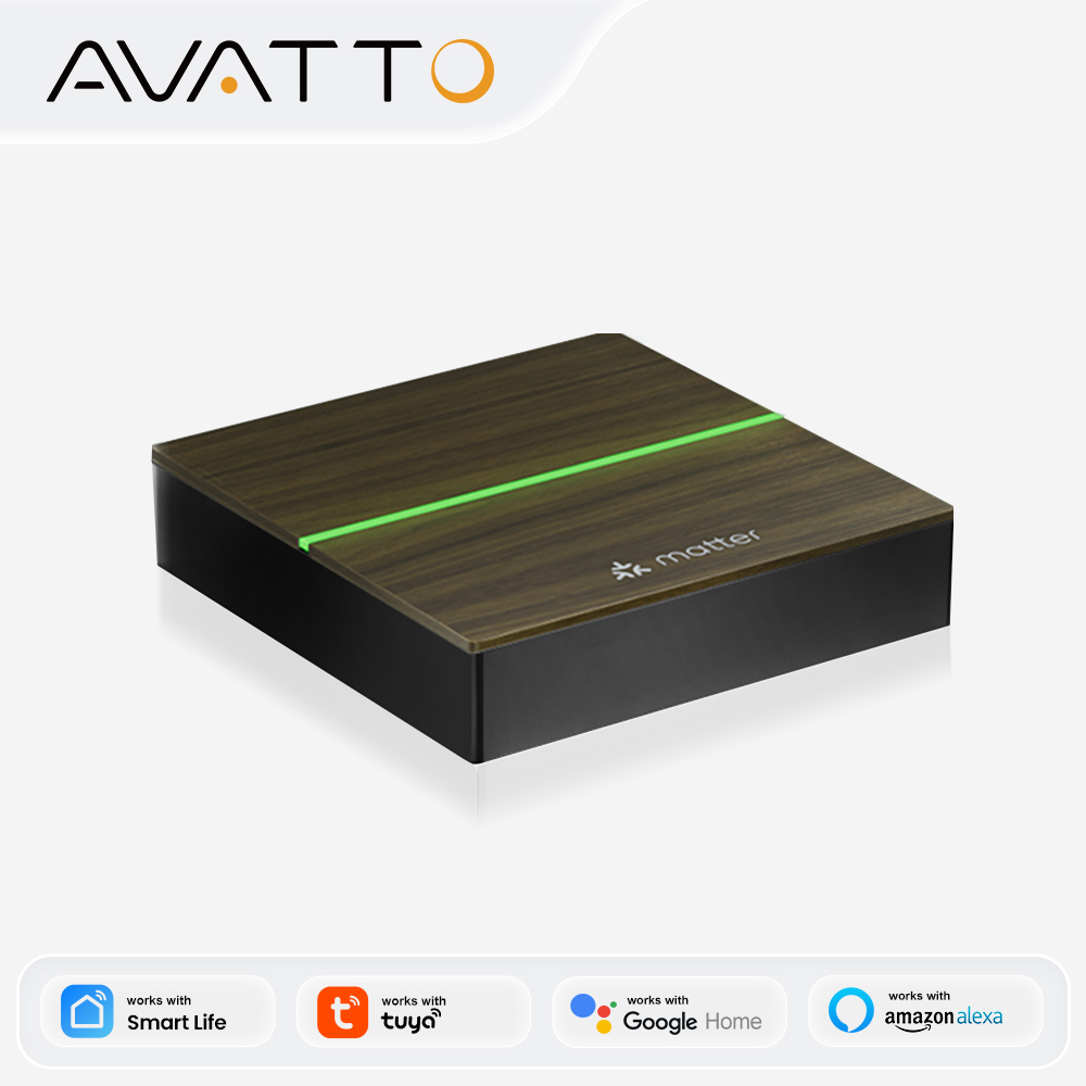 Smart Home Bridge - AVATTO Matterスマート有線ゲートウェイハブ ZigBeeスマートホームブリッジリモートコントローラー、Tuya、HomeKit、Siri、Google Home、Alexa対応