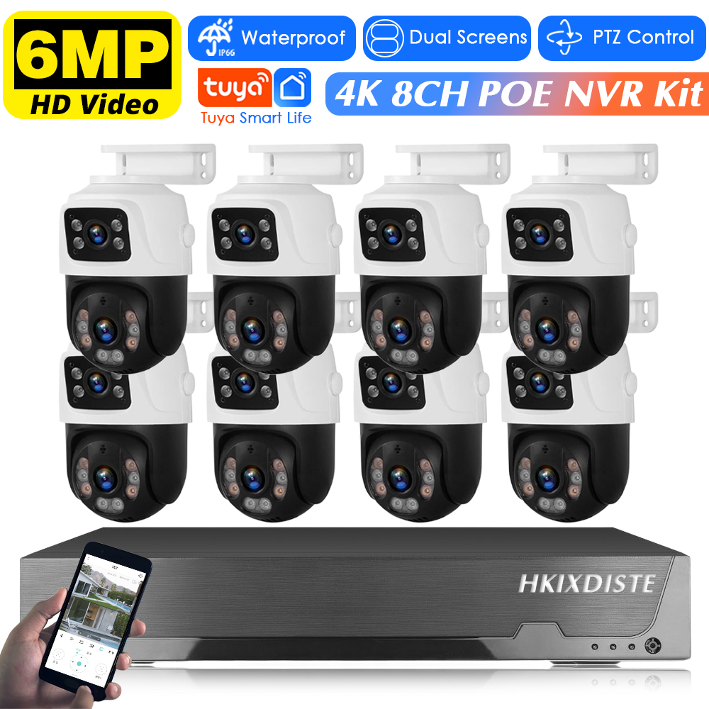 Smart Home Kit - H.265 スマートビデオ監視システム 8CH 4K POE NVR