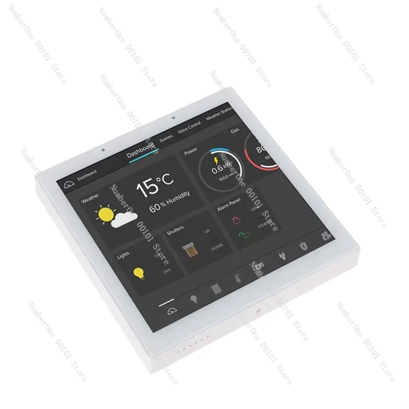 Smart Home Panel - クアッドコア4インチKNXアンドロイド壁掛けタッチタブレット、ポートワールドYC‑SM41P用スマートホーム壁面コントロールパネル
