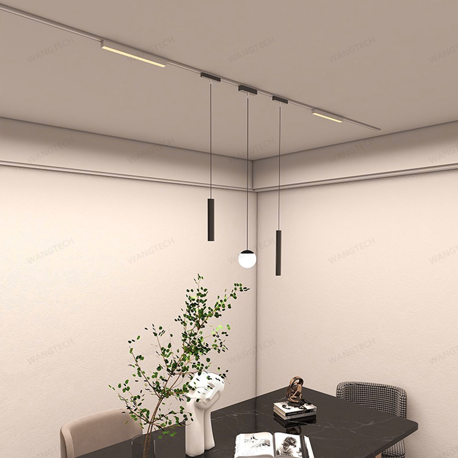 Alexa Compatible Bulb - T26 Tuya Zigbee 磁気トラックライト 表面実装アルミニウム LED