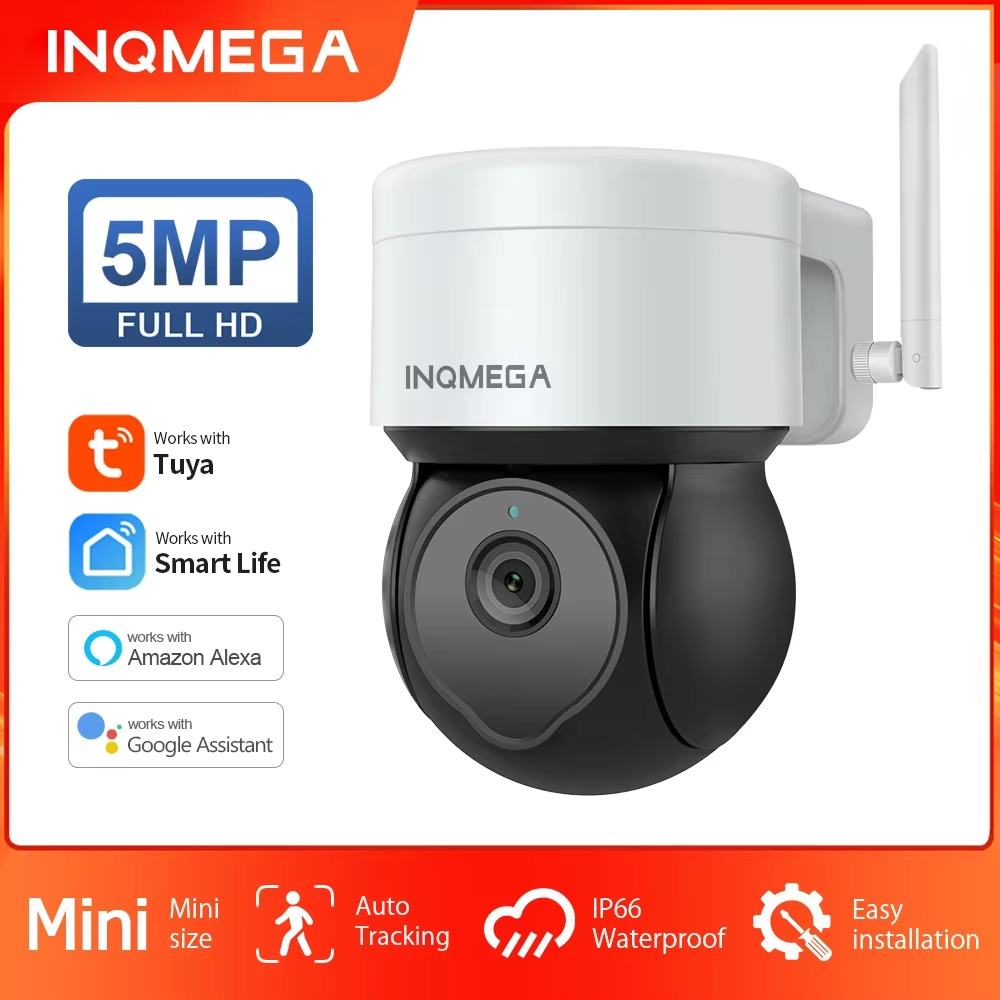 Smart Home Camera Ezviz - INQMEGA 5MP Tuya 屋外 PTZ カメラ