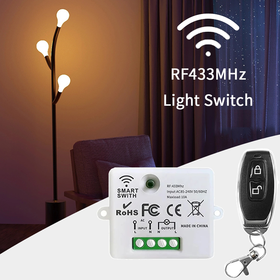 RF 433MHz ワイヤレスリモートコントロールスイッチス - Smart Ir Remote Controller のレビューと価格