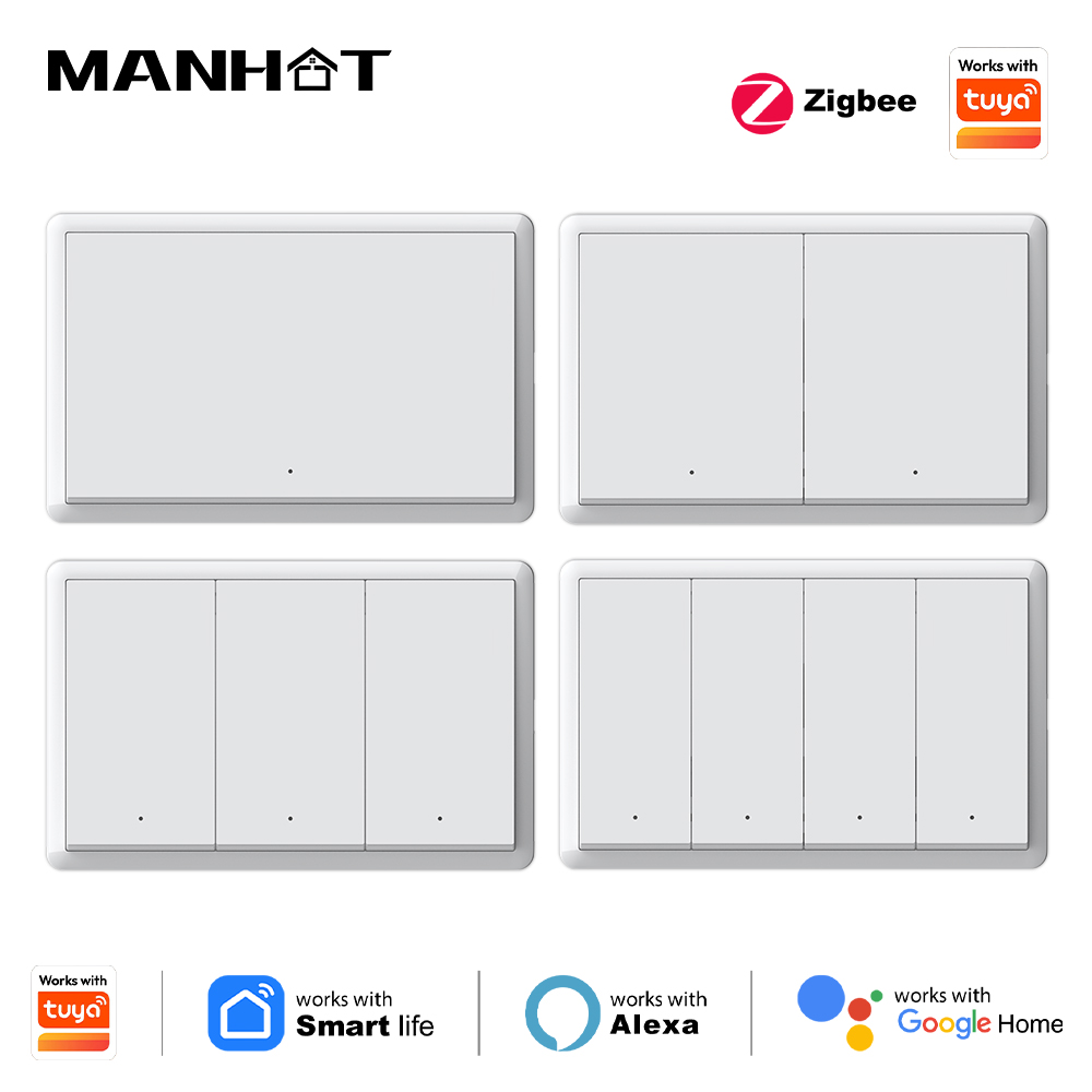 マンホットスマートzigbeeスイッチ、ニュートラル配線不要 - Smart Home Switch のレビューと価格