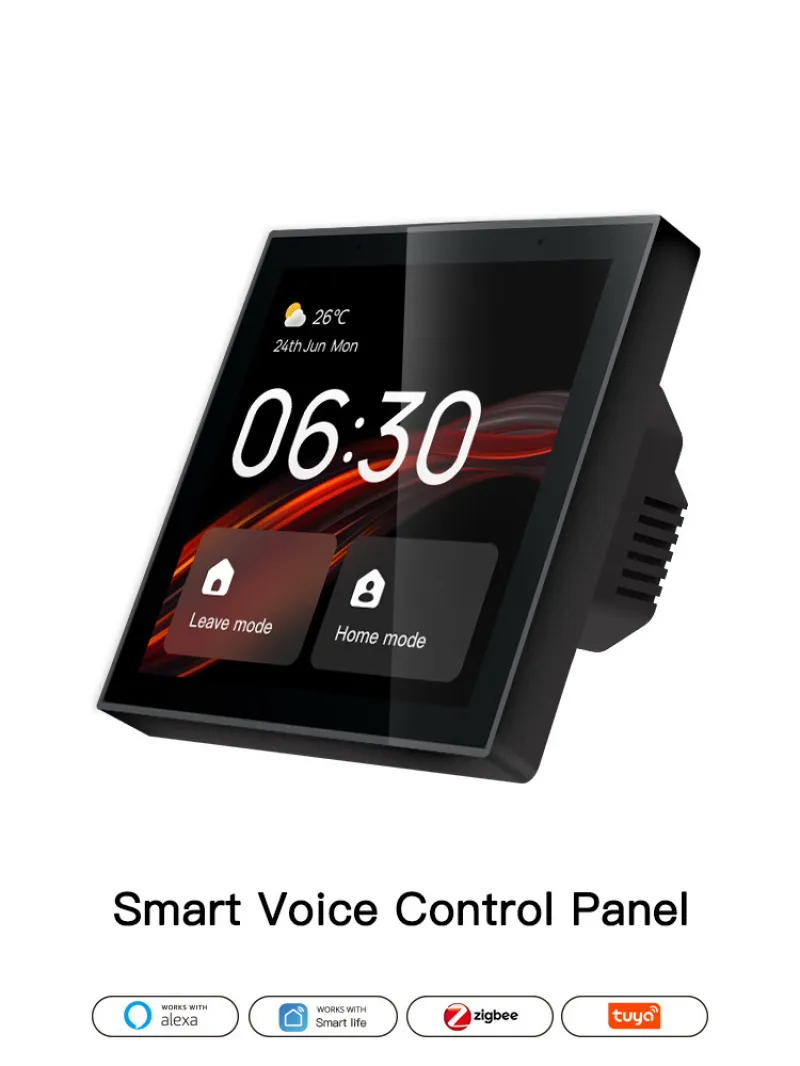 Tuya スマートホーム 4 インチ フルスクリーン Zig - Smart Home Voice Control のレビューと価格