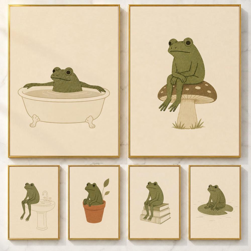 スマートアート F-FrogS ポスター 自己粘着アートポス - Smart Home Poster のレビューと価格