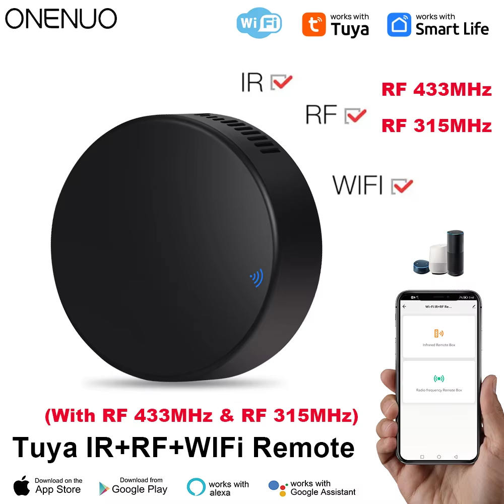 Tuya WiFi RF IR リモコン 433MHz/31 - Smart Ir Remote Controller のレビューと価格