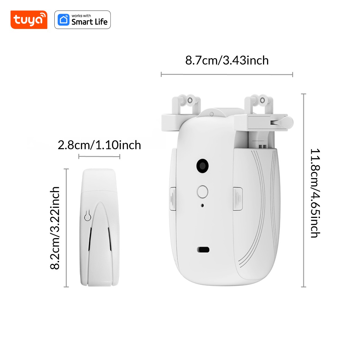 Tuya スマート WiFi カーテンロボット (ハブ付き  - Smart Ir Remote Controller のレビューと価格