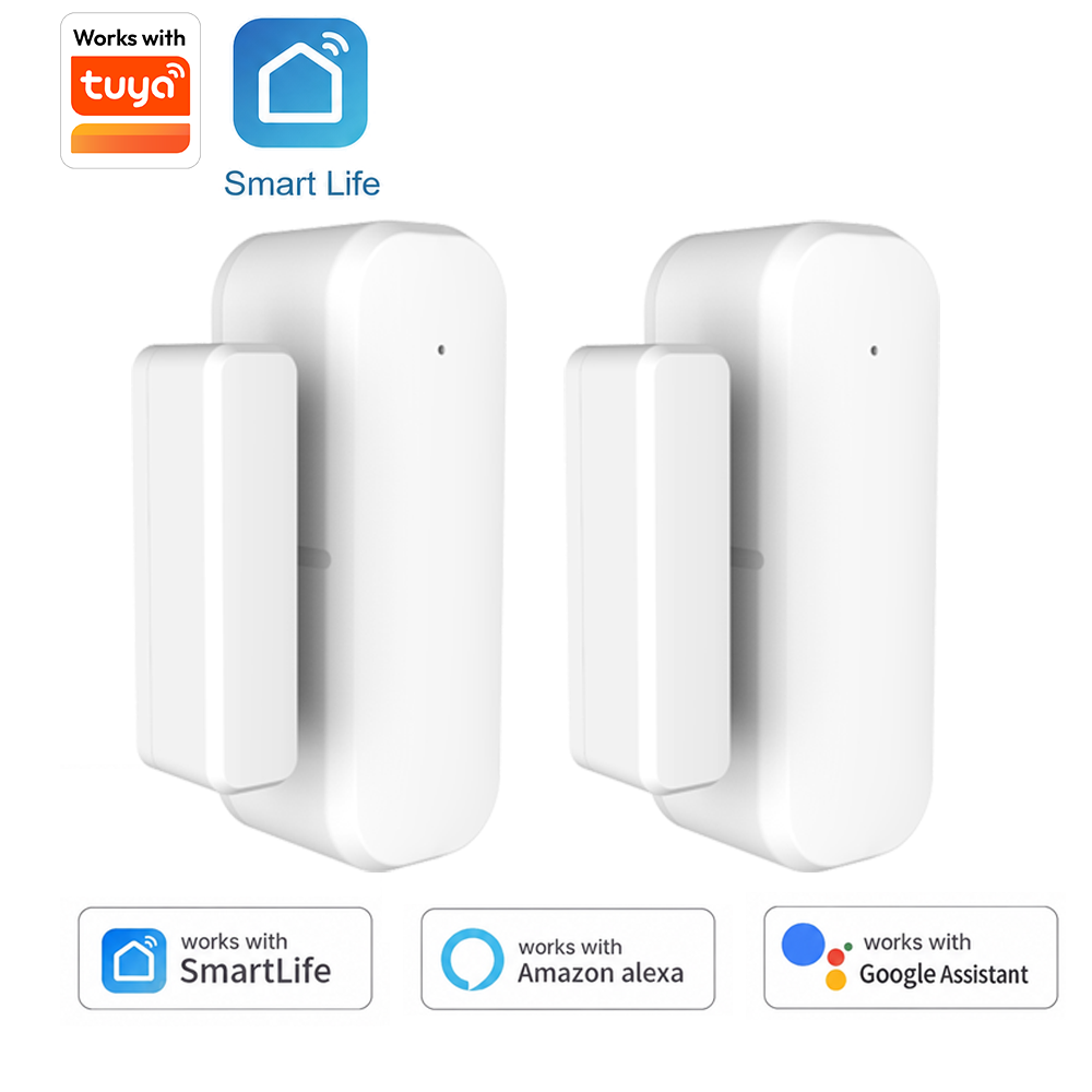 Tuya Wi-Fi スマートドアおよび窓センサー 磁気スイ - Door Window Sensor のレビューと価格