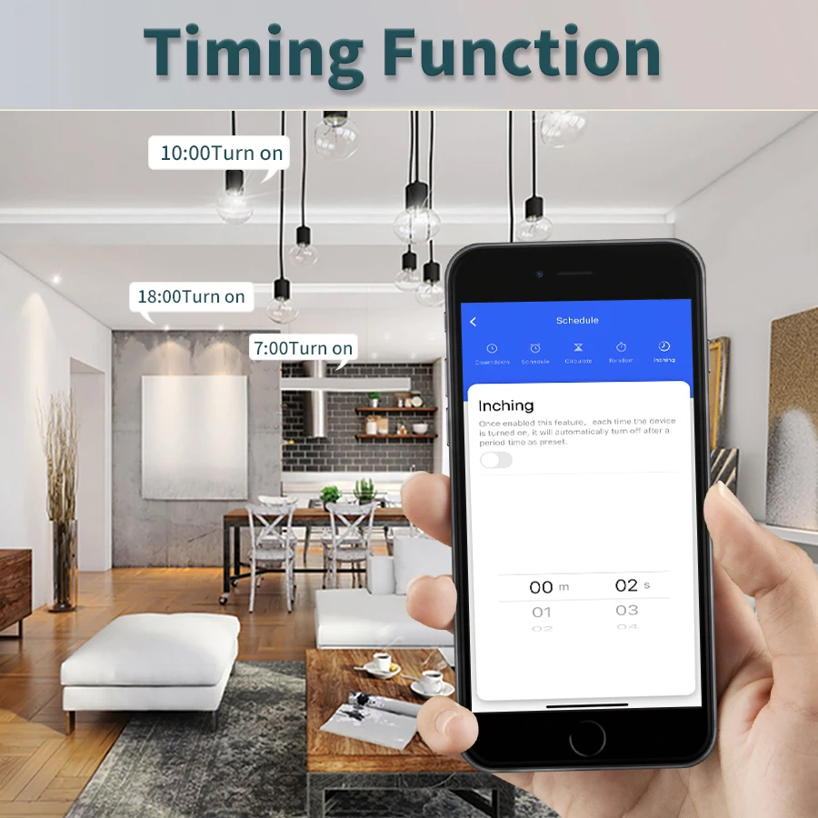16A/20A Tuya WiFi スマートスイッチ RF  - Alexa Compatible Bulb のレビューと価格