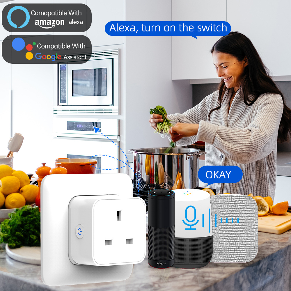 Tuya スマートソケット 16A/20A WiFi または - Smart Home Technology のレビューと価格