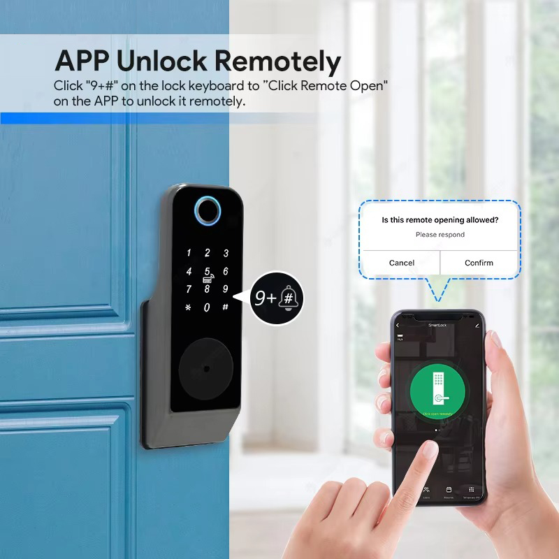 防水指紋ロック Tuya Wifi リモートコントロール B - Smart Home Technology のレビューと価格