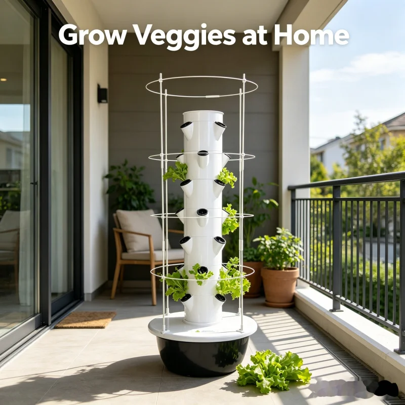 スマート垂直水耕栽培タワー屋内庭園システム - 家庭用野菜ハ - Smart Home Kit のレビューと価格