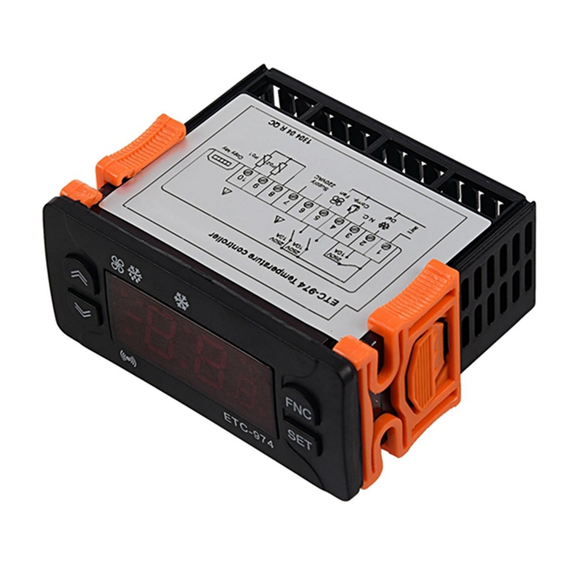 ETC-974 ミニ温度コントローラー冷蔵庫サーモスタットレ - Temperature Sensor のレビューと価格