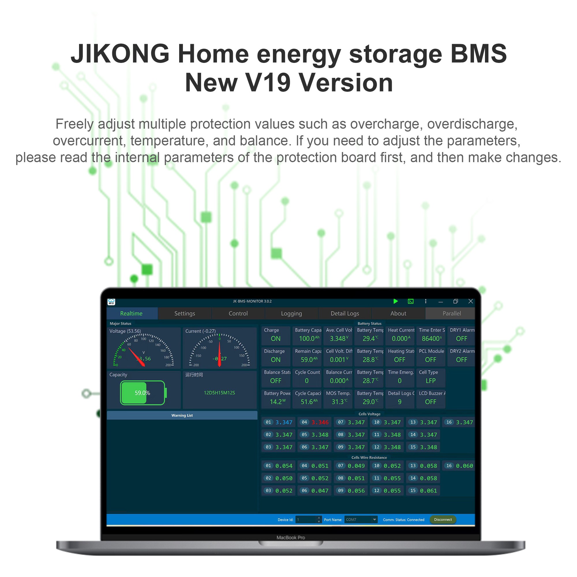 JIKONG JK BMS PB2A16S15P スマートB - Smart Home Energy のレビューと価格