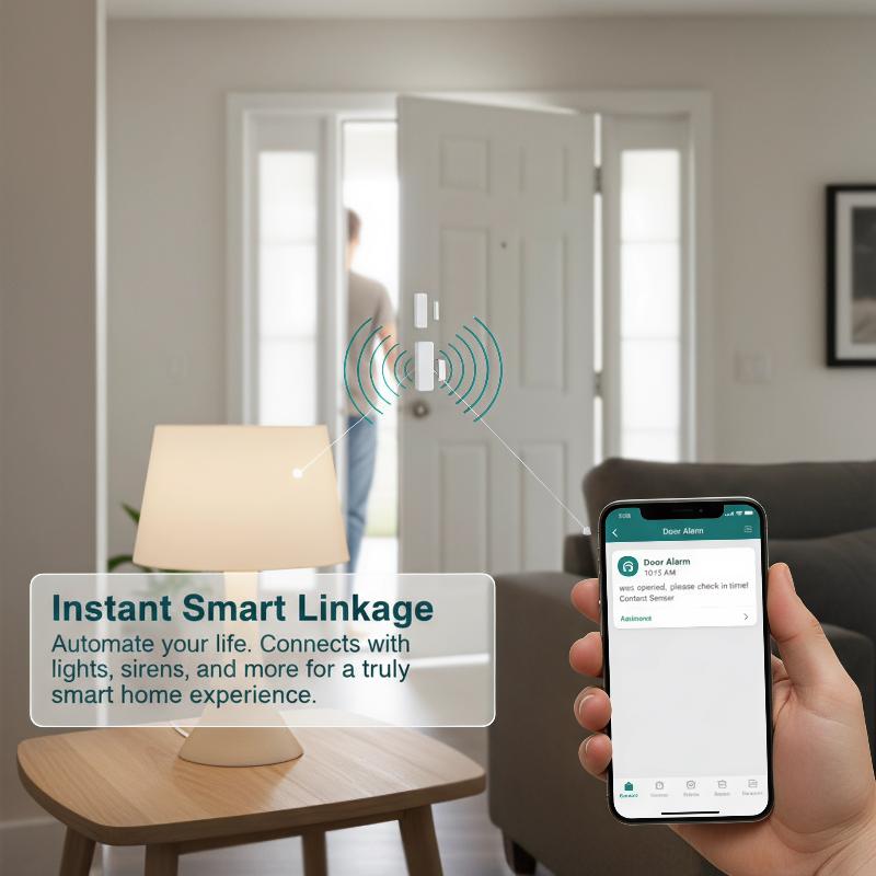 スマートミニドアウィンドウセンサー 開閉検知器 アプリ遠隔監 - Door Window Sensor のレビューと価格