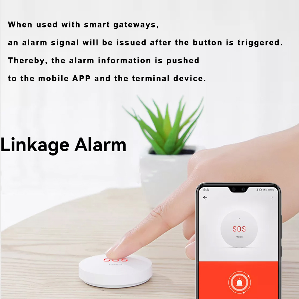 Zigbee-緊急ボタンセキュリティシステム,ワイヤレスホー - Smart Home Ecosystems のレビューと価格