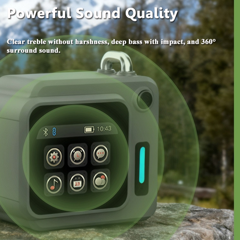 ミニポケットスマートBluetoothスピーカー IPSタッ - Smart Home Ynf のレビューと価格