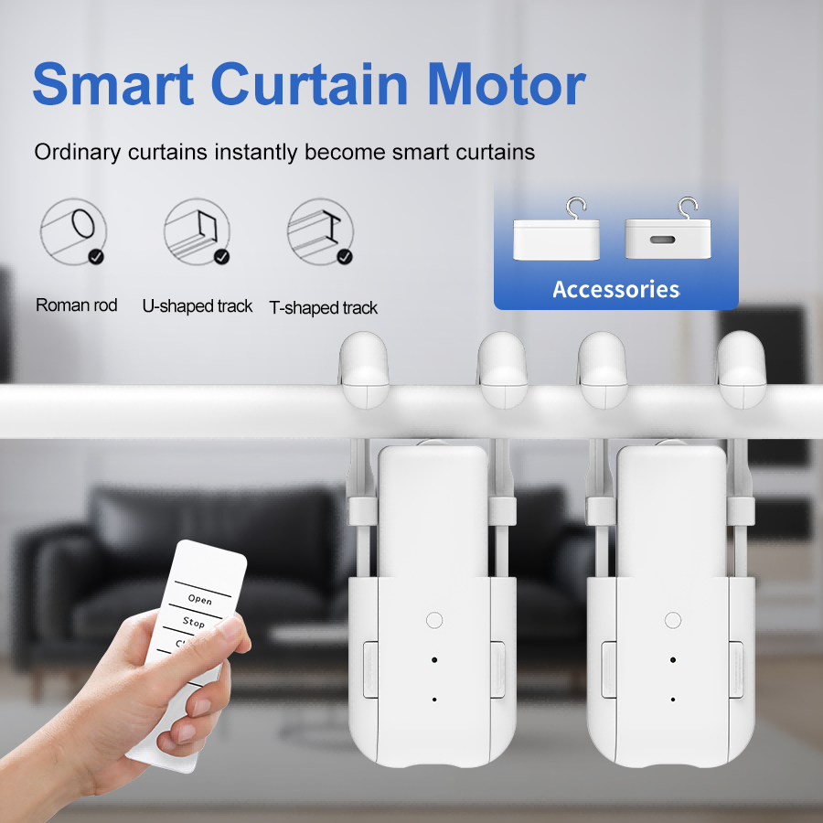 スマート家庭用カーテンオープナー電子 3in1Track カ - Smart Home Technology のレビューと価格