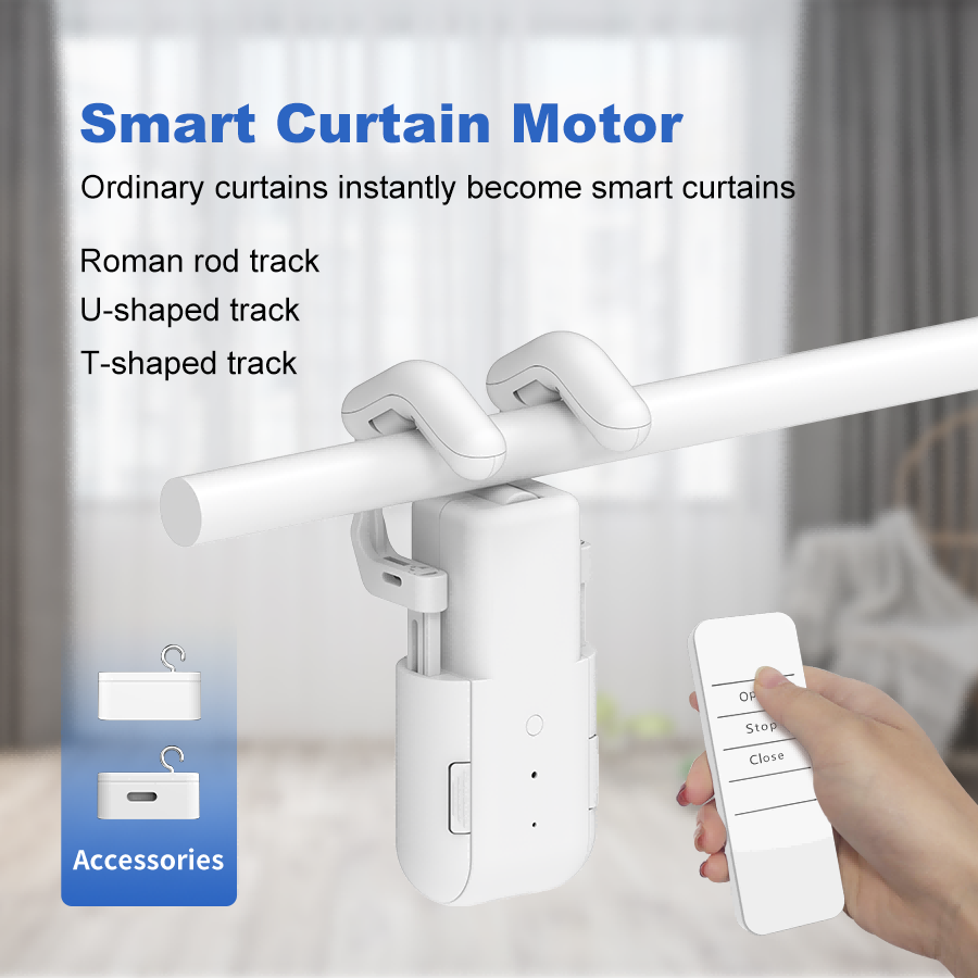 スマート家庭用カーテンオープナー電子 3in1Track カ - Smart Home Technology のレビューと価格