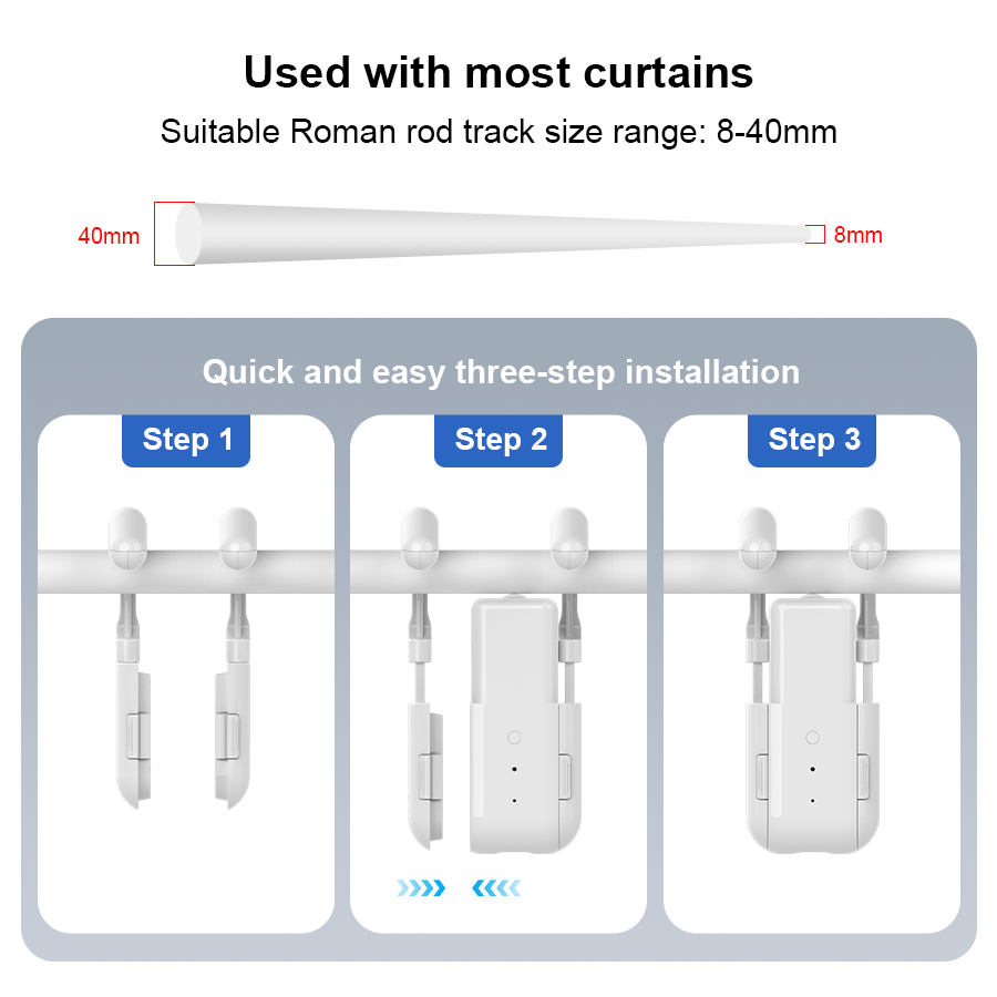 スマート家庭用カーテンオープナー電子 3in1Track カ - Smart Home Technology のレビューと価格