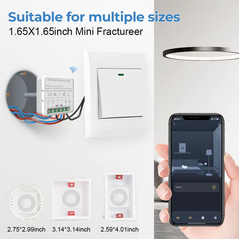 Tuyaミニスマートスイッチ WiFi 1-2-3-4連スイ - Smart Home Switch のレビューと価格