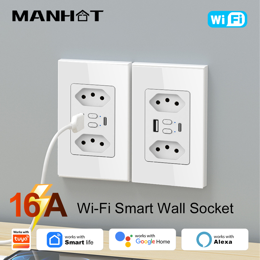 MANHOT Wifi スマートブラジルソケットスイッチ U - Smart Ir Remote Controller のレビューと価格