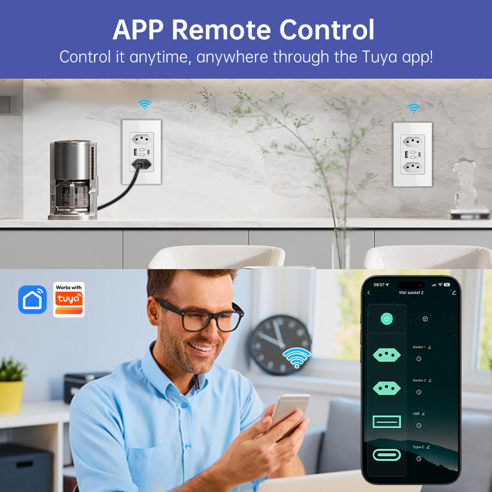 MANHOT Wifi スマートブラジルソケットスイッチ U - Smart Ir Remote Controller のレビューと価格