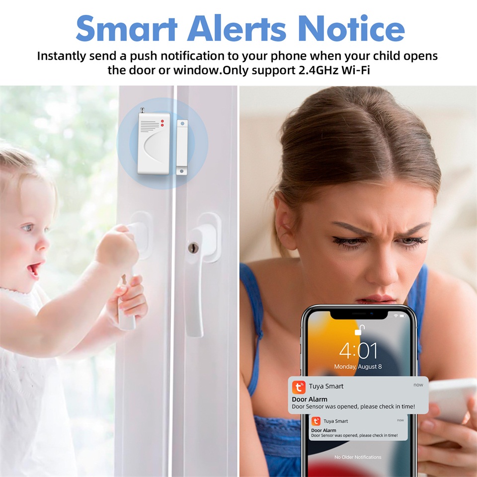 KERUI 120db サイレン警報システム WiFi Tu - Smart Home Ecosystems のレビューと価格