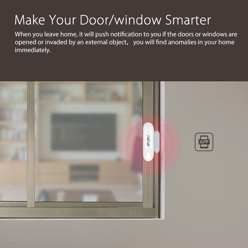 Tuya WiFi ドア&窓センサー インテリジェントワイヤ - Door Window Sensor のレビューと価格