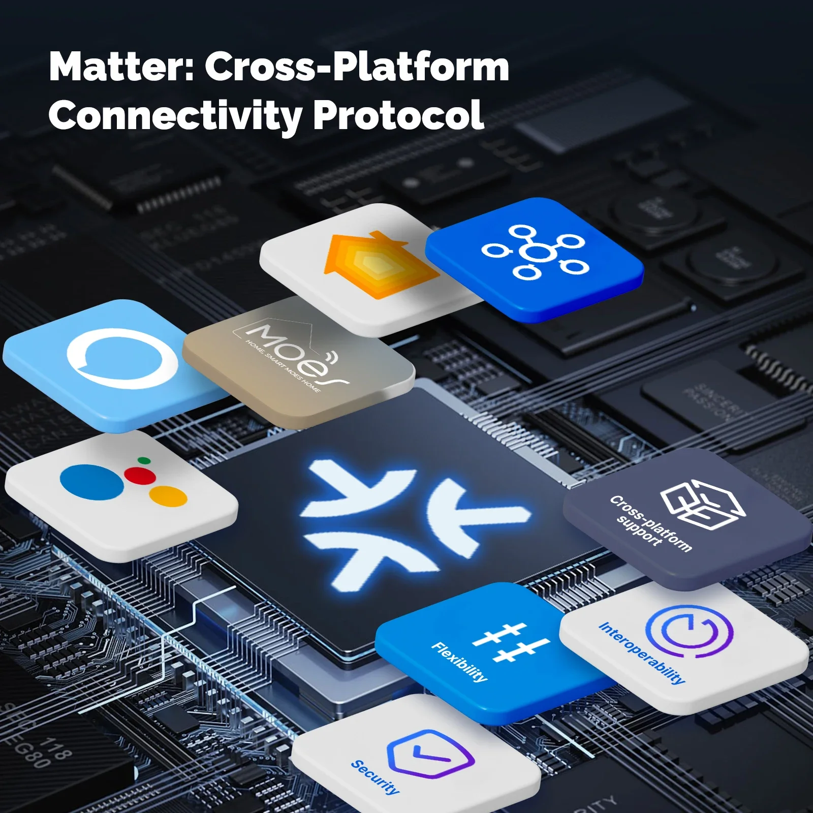 MOES Matter Tuya WiFi スマート ライト - Smart Home Switch のレビューと価格