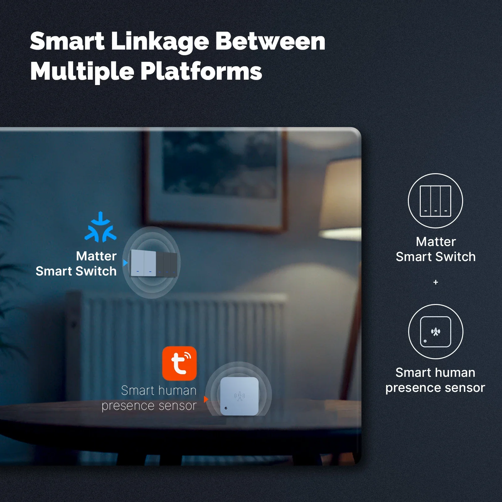 MOES Matter Tuya WiFi スマート ライト - Smart Home Switch のレビューと価格