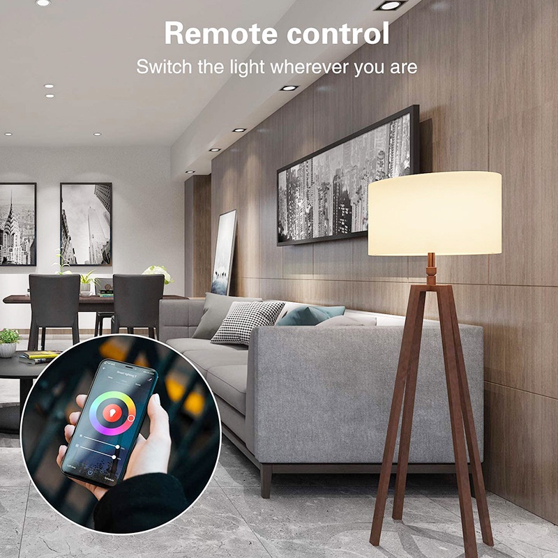 Sixwgh-e27スマート電球,9w,wifi,rgb,ラ - Alexa Compatible Bulb のレビューと価格