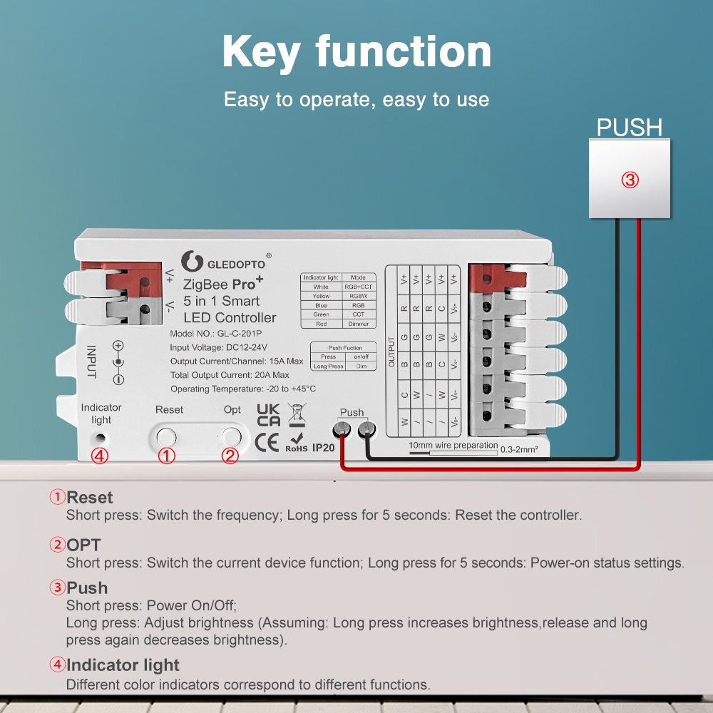 GLEDOPTO ZigBee 3.0 Pro+ 2 in  - Alexa Compatible Bulb のレビューと価格