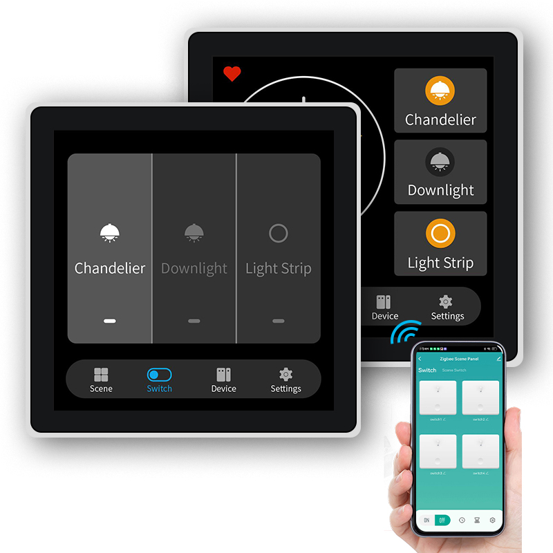 FUERS 4 インチタッチスクリーン多機能スマート壁スイッ - Smart Home Panel のレビューと価格
