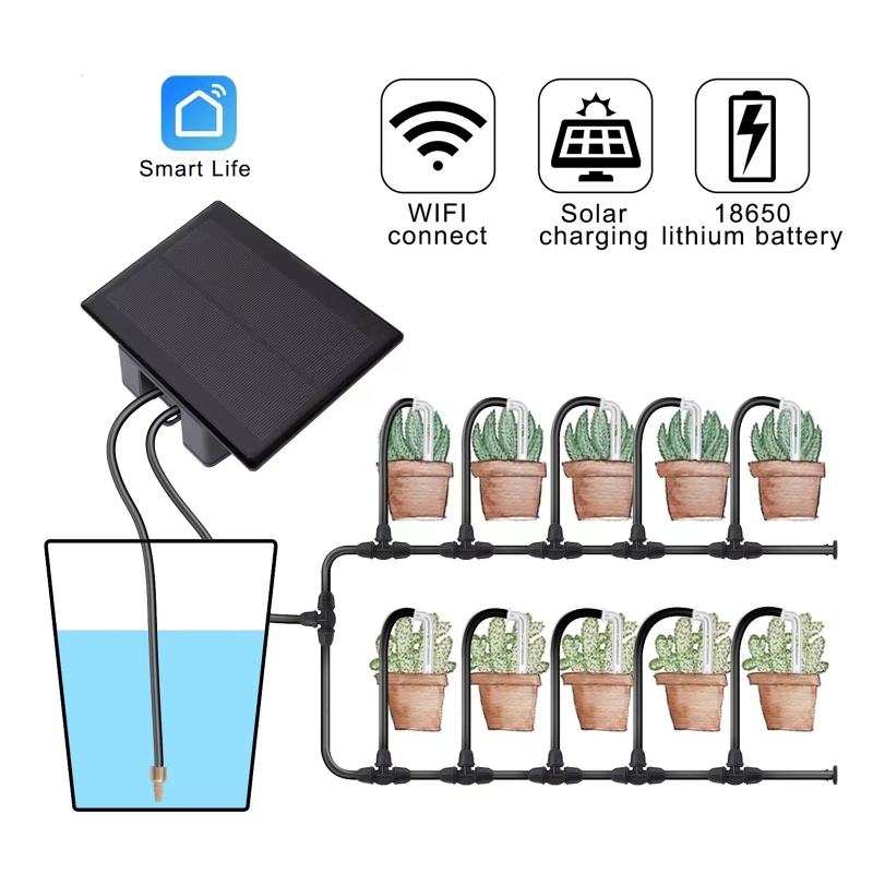 WIFI ソーラー自動散水機キットモバイルアプリリモコンホー - Smart Home Kit のレビューと価格