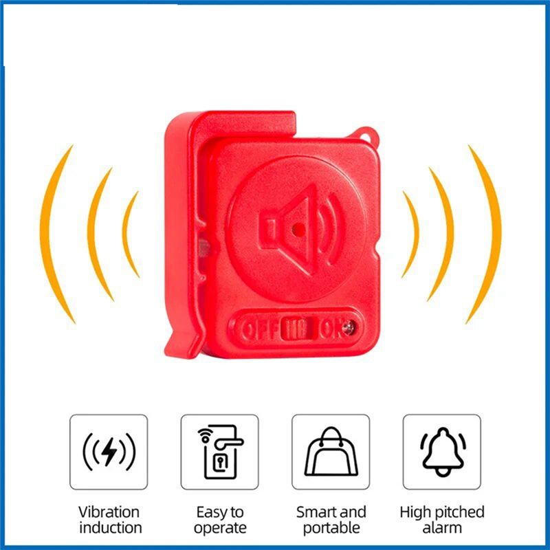 振動アラームセンサー 120dB 超薄型検知器 家庭用窓・ド - Door Window Sensor のレビューと価格