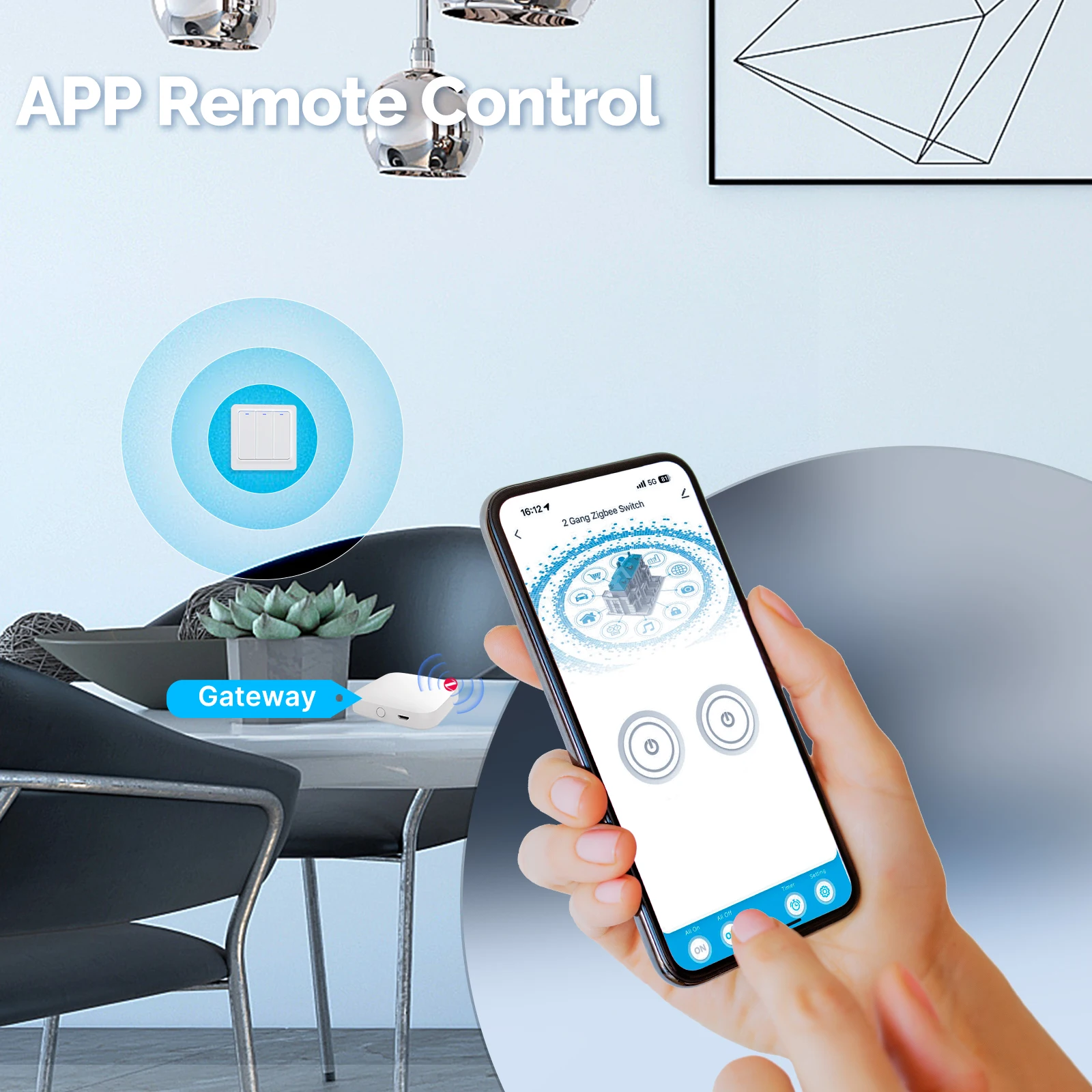 MOES ZigBeeスマートライトスイッチ Tuya ニュ - Smart Home Voice Control のレビューと価格
