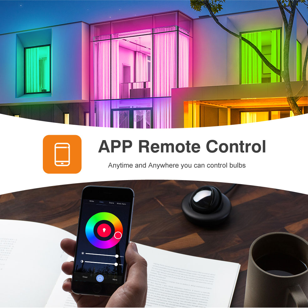 Tuya Wifi/Bluetooth スマート電球 Ale - Alexa Compatible Bulb のレビューと価格