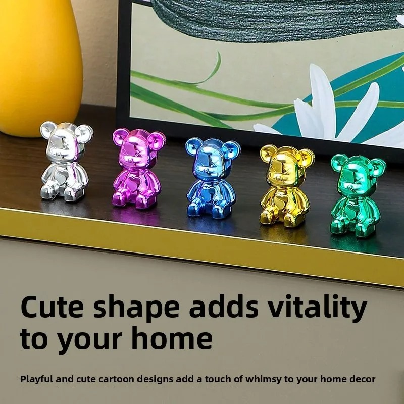 高級電気メッキバイオレントベアリビングルームカーオーナメント - Smart Home Samsung のレビューと価格